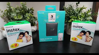 Instax MIni LInk square smartphone printer unboxing and first look #Instax #MiniLinkSquare