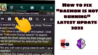 How to fix "daemon is not running" Latest update 2022