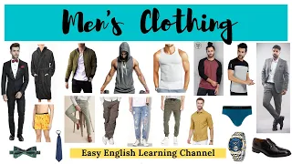 MEN'S CLOTHING || MEN'S WEAR || Easy English Learning