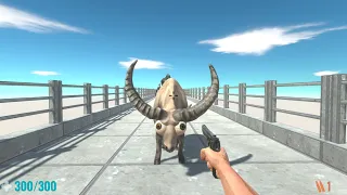 FPS Avatar with all weapons on each floor - Animal Revolt Battle Simulator