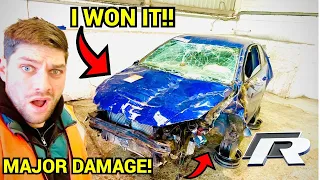 I FOUND A WRECKED VW GOLF R MK7 AT A SALVAGE AUCTION