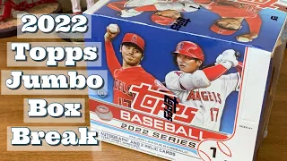 2022 Topps Series 1 Jumbo Box Break!