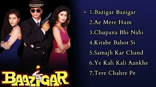 Baazigar Movie All Songs | Romantic Song | Shahrukh khan, Kajol, Shilpa Shetty | Hindi Old Songs