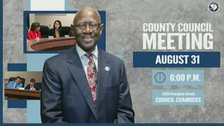 Richland County Council Special Called Meeting, Aug. 31, 2021
