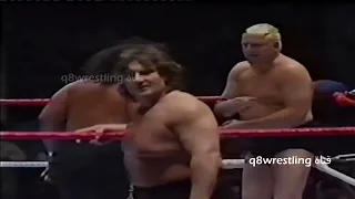 WILD SAMOAN VS DICK MURDOCH AND ADRIAN ADONIS 1984 تعليق غسان خليل صباغ