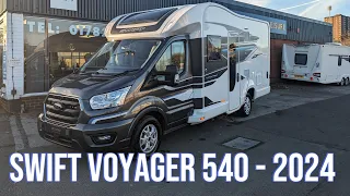 Swift Voyager 540 Motorhome  | 2024 Model UK | 4k Walking Video Tour