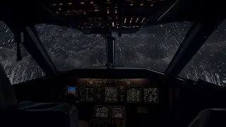 Rainy night in the cockpit ambience - 자신의 침묵을 찾기 위해 빗속을 날아