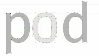 Adjust big-time in no time with Nudge. Speed up your glyph design with FontLab VI.