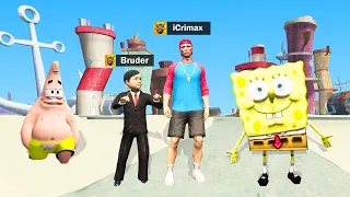 ICRIMAX und KLEINER BRUDER besuchen SPONGEBOB in GTA 5 RP!