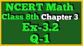 Q 1-Ex 3.2-Understanding Quadrilaterals-NCERT Maths Class 8th-Chapter3