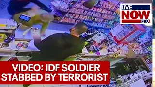 BREAKING: Israeli soldier stabbed  by Hamas terrorist inside gas station amid war | LiveNOW from FOX