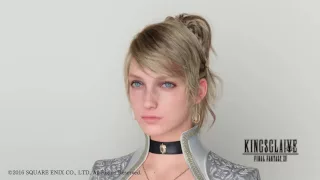 The hair of Luna from Kingsglaive Final Fantasy XV