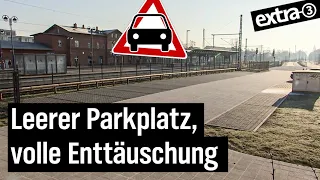 Realer Irrsinn: Ungenutzter Parkplatz in Lübben | extra 3 | NDR