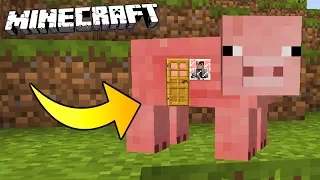 HOW TO LIVE INSIDE A PIG IN MINECRAFT!