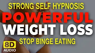 STRONG HYPNOSIS for Weight Loss. Fall Asleep or Deeply Relax and Condition Yourself to Lose Weight