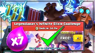 🔥BEST INFINITE ELIXIR CHALLENGE deck!