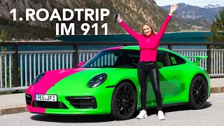1. Roadtrip in meinem Porsche 911 992 Carrera T mit Aero-Kit über den Achensee nach Südtirol