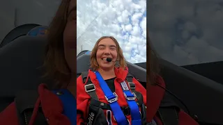 GoPro | Pulling 9.5Gs in a Stunt Plane 🎬 Emma Bryan #Shorts