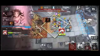 Firing squad but caster vs dragon (IW-9 Arknights)