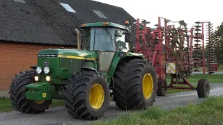John Deere 4955 - Full Video | Big Deere with HUGE Tires cultivating the field | Brute Force