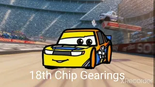 Cars 3 Motor Speedway Of The South/Dinoco Light 350 (Race #1) Finishing Positions