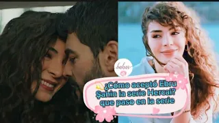 ¿Cómo aceptó Ebru Sahin la serie Hercai? que paso en la serie #ebrusahin #reyyan #yuzyillikmucize