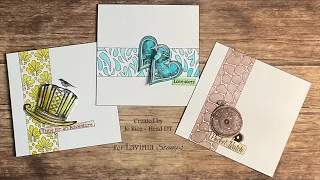 Technique Tuesday with Tock and some Outline Stencilling by Jo Rice #laviniastamps #stencils
