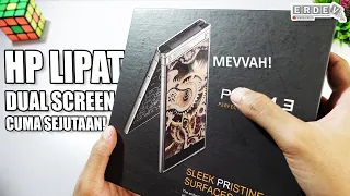 HP ANDROID FLIP 2 LAYAR MEWAH & MAKIN MURAH! - Unboxing & Review Prime Perfecto Luxury Phone P1