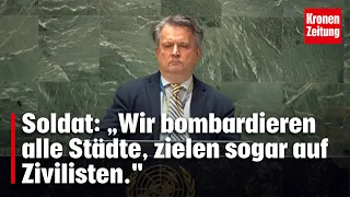 "Mama, ich bin in der Ukraine, ein echter Krieg wütet hier" | krone.tv NEWS