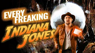 I run from a rolling boulder until I explain all 5 Indiana Jones movies