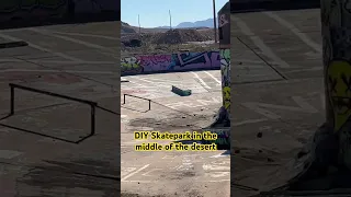 Would u skate this DIY #skatepark in the desert?! 🌵 🛹🤔  #skateboardingisfun