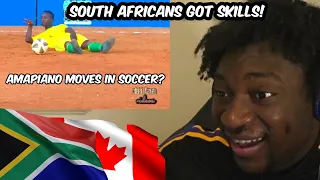 REACTING TO SOUTH AFRICAN SOCCER SKILLS (KASI) #southafrica #trendingsa #amapiano #soccer #afcon2023