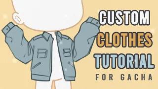 How to Draw Custom Clothes {Fabric Folds Tutorial | Gacha Club} ✨
