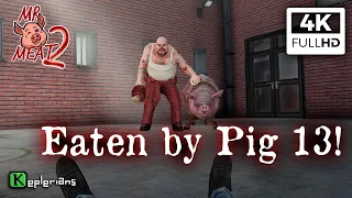 MR. MEAT 2 Full CUTSCENES 🍖 | EATEN by PIG 13 | 4K FULL HD