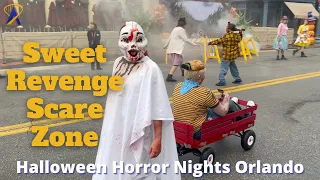 Sweet Revenge Scare Zone Walkthrough at Halloween Horror Nights 2022