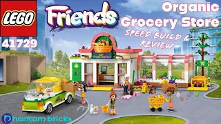 LEGO Friends Organic Grocery Store 41729 Speed Build & Review #lego #legofriends #legospeedbuild