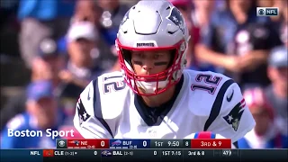 Tom Brady - All Completed Passes - NFL 2019 Week 4 - New England Patriots vs Buffalo Bills