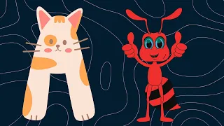 Meow Along! The Cat Alphabet Song - Learn Letters with Cats! Cat Alphabets Animal Phonic Song