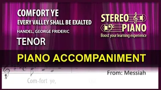 Comfort ye, Every valley shall be exalted / Karaoke / Handel / Tenor