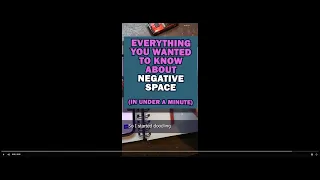 Everything You Wanted To Know About Negative Space (In Under a Minute)