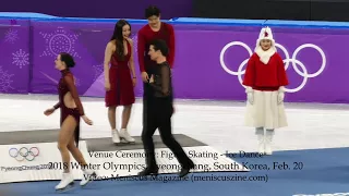 Ice Dance Figure Skating Venue Ceremony - 2018 Winter Olympics - Meniscus Magazine