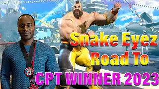 Street Fighter 6 🔥 Snake Eyez Road To CPT 2023 WIN !