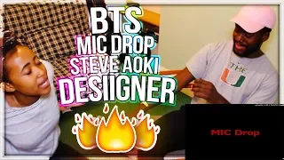 BTS (방탄소년단) - MIC DROP (FT. DESIIGNER) (STEVE AOKI REMIX) - WE WENT CRAZY!! | REACTION