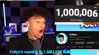 @FoltynFamily reaches 1 MILLION SUBSCRIBERS LIVE!