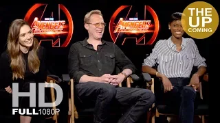 Elizabeth Olsen, Paul Bettany, Letita Wright – Avengers Infinity War interview