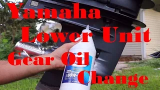 Yamaha Lower Unit Gear Oil Change