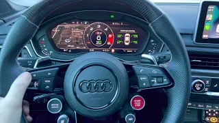 2018 Audi A5 with sport display activated in Virtual Cockpit