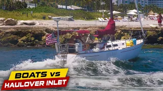 BAD SITUATION FOR THESE GUYS AT BOCA INLET | Boats vs Haulover Inlet