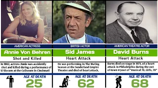 Actors who died on the Film SET or STAGE #comparison @Datacomparison101