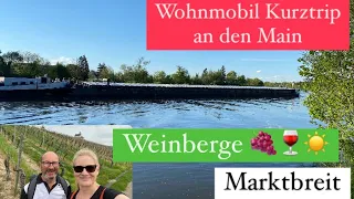 Wohnmobil-Trip an den Main - Marktbreit - Weinberg-Wanderung